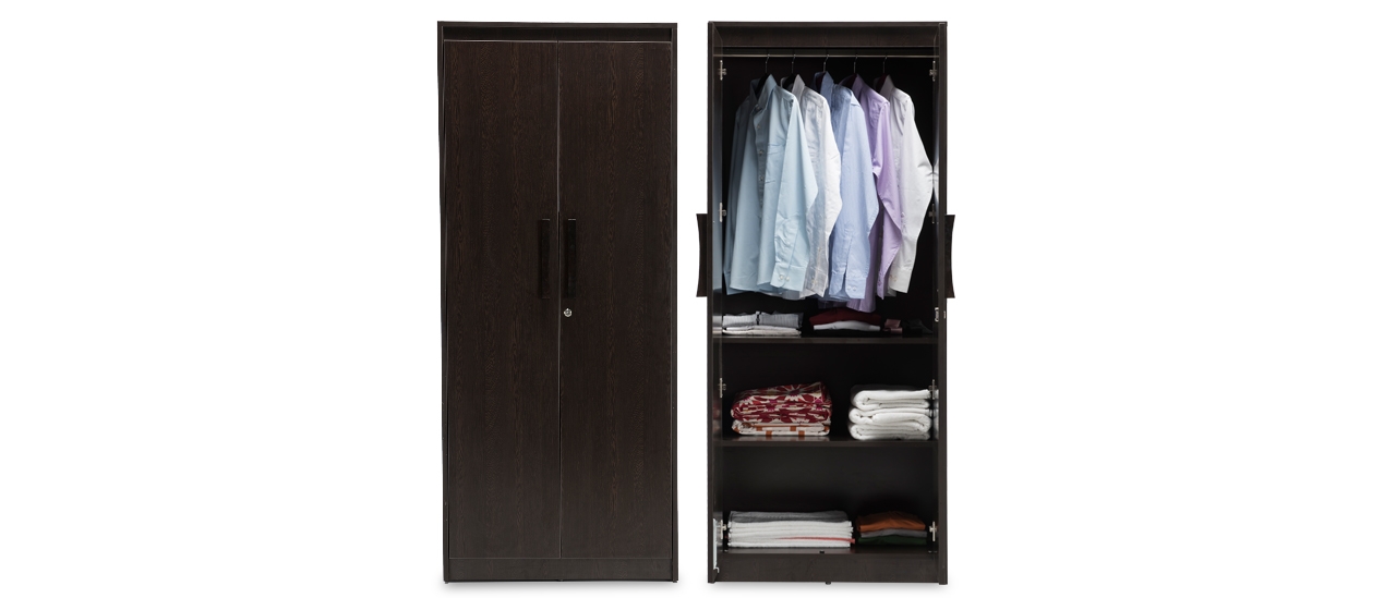 Buy Rick 2 Door Wardrobe Online Designer Wardrobe At Durian